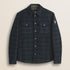 Caban in Lana Cotta a Quadri Imbottito fronte - Black Watch Check