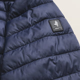 Piumino Leggero Imbottito Trapuntato dettaglio logo - Navy Blue
