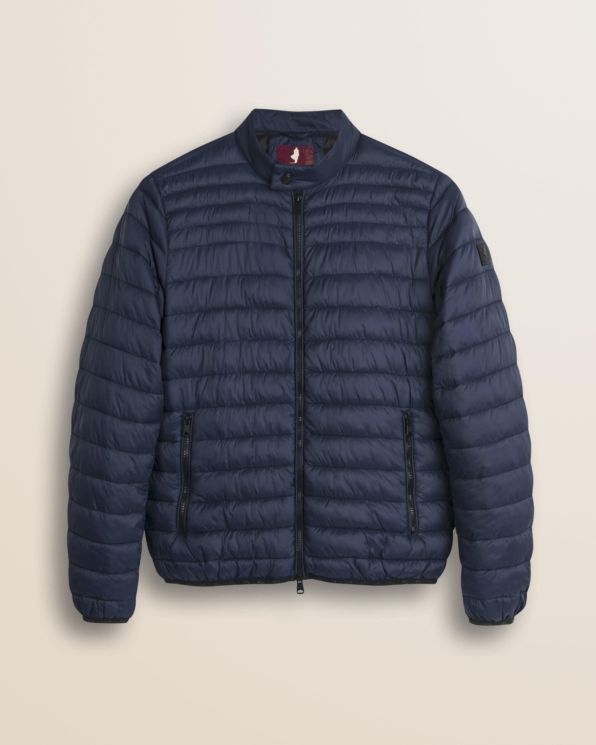 Piumino Leggero Imbottito Trapuntato fronte - Navy Blue