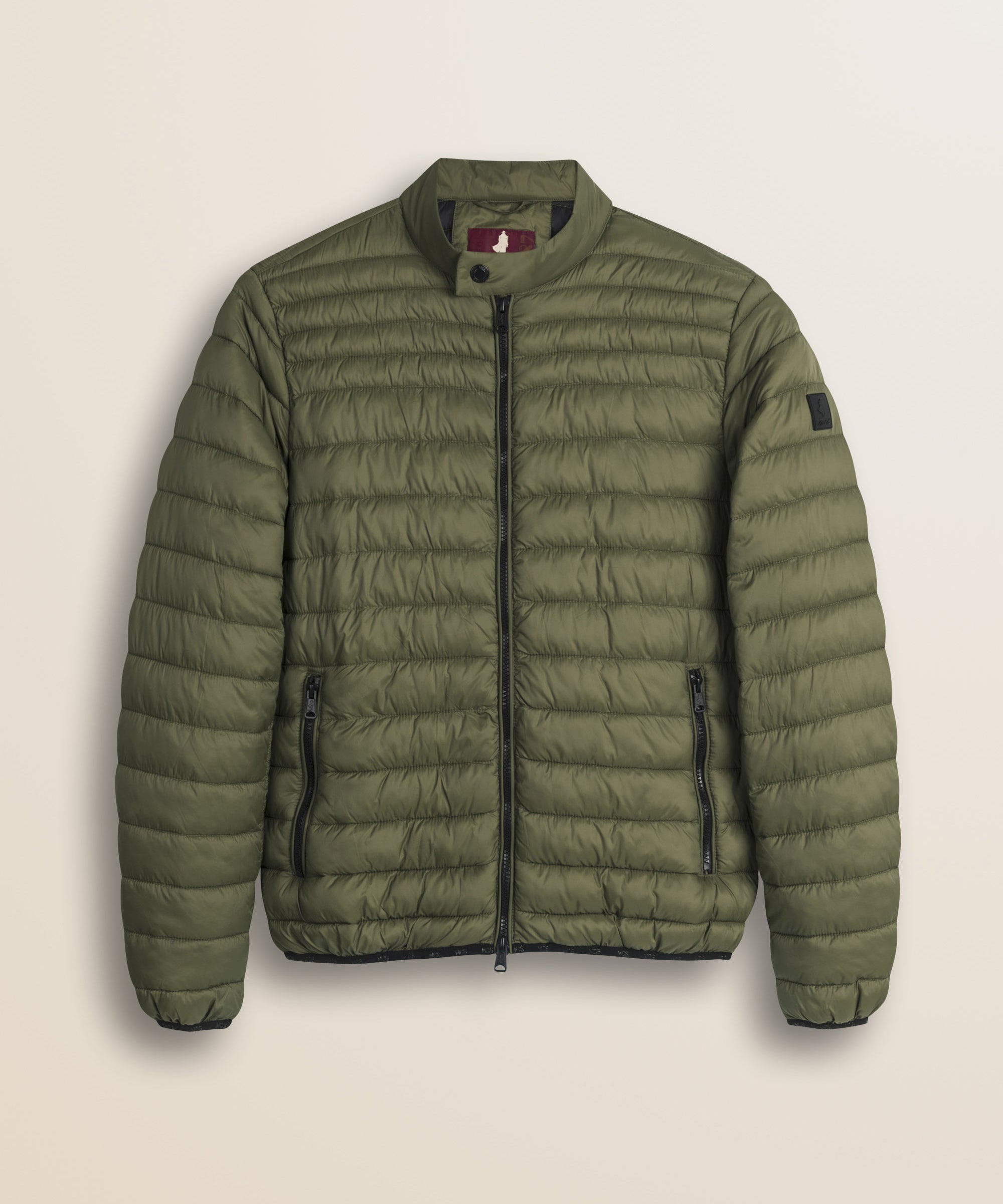 Piumino Leggero Imbottito Trapuntato fronte - Olive Night