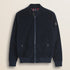 Giacca Harrington in Velluto a Coste Imbottita fronte - Navy Blue
