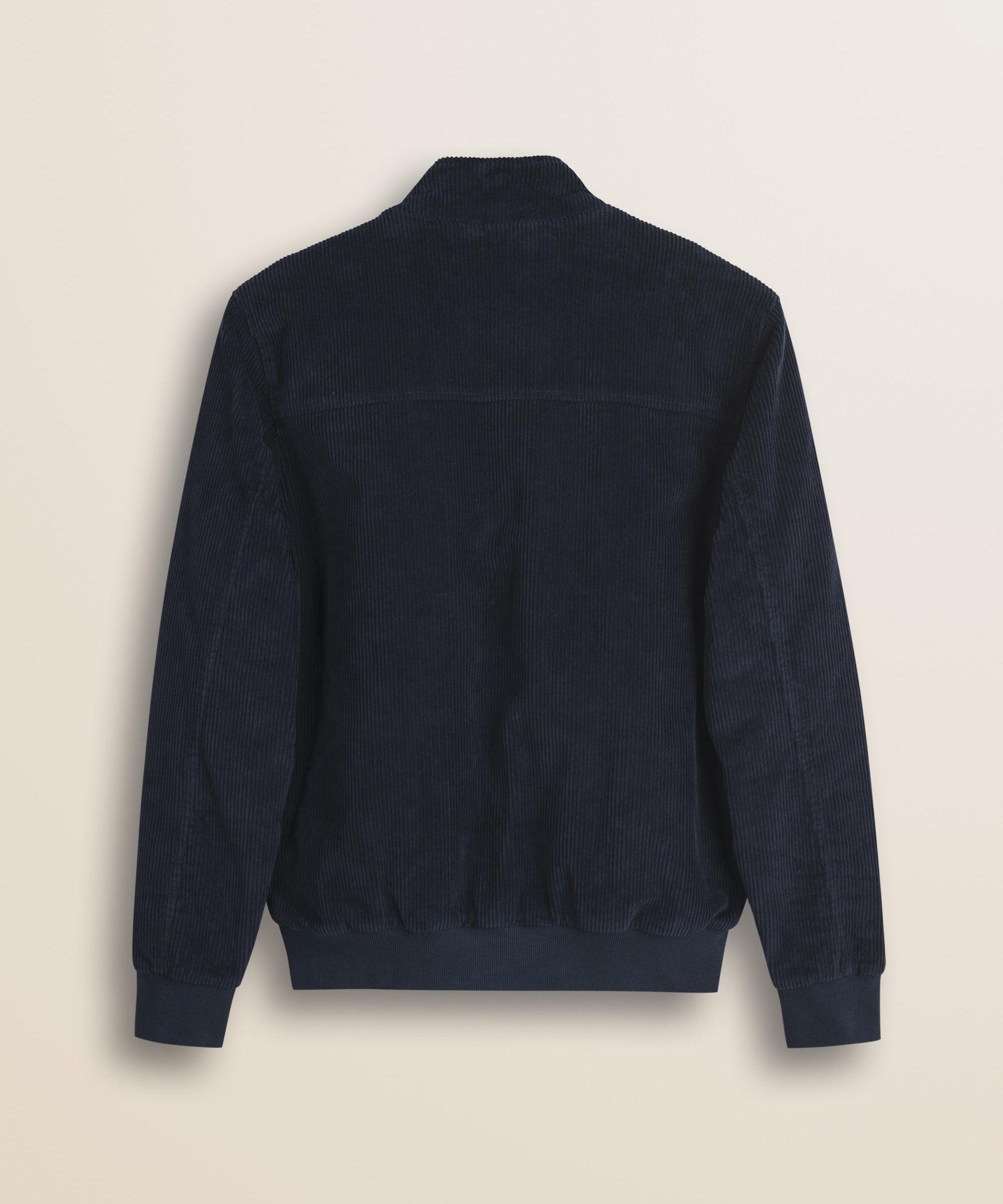 Giacca Harrington in Velluto a Coste Imbottita retro - Navy Blue
