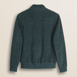 Giacca Harrington in Velluto a Coste Imbottita retro - Atlantic Deep