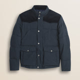 Giacca in Ripstop Imbottita Trapuntata fronte - Navy Blue