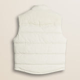 Gilet in Ripstop Imbottito Trapuntato retro - Gardenia