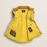 Gilet in Ripstop Imbottito Trapuntato dettaglio interno - Yellow