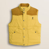 Gilet in Ripstop Imbottito Trapuntato fronte - Yellow