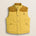 Gilet in Ripstop Imbottito Trapuntato fronte - Yellow