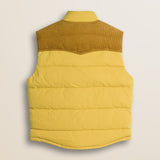 Gilet in Ripstop Imbottito Trapuntato retro - Yellow