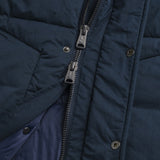 Gilet in Ripstop Imbottito Trapuntato dettaglio apertura - Navy Blue