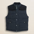 Gilet in Ripstop Imbottito Trapuntato fronte - Navy Blue