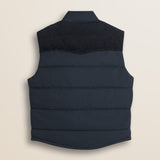 Gilet in Ripstop Imbottito Trapuntato retro - Navy Blue