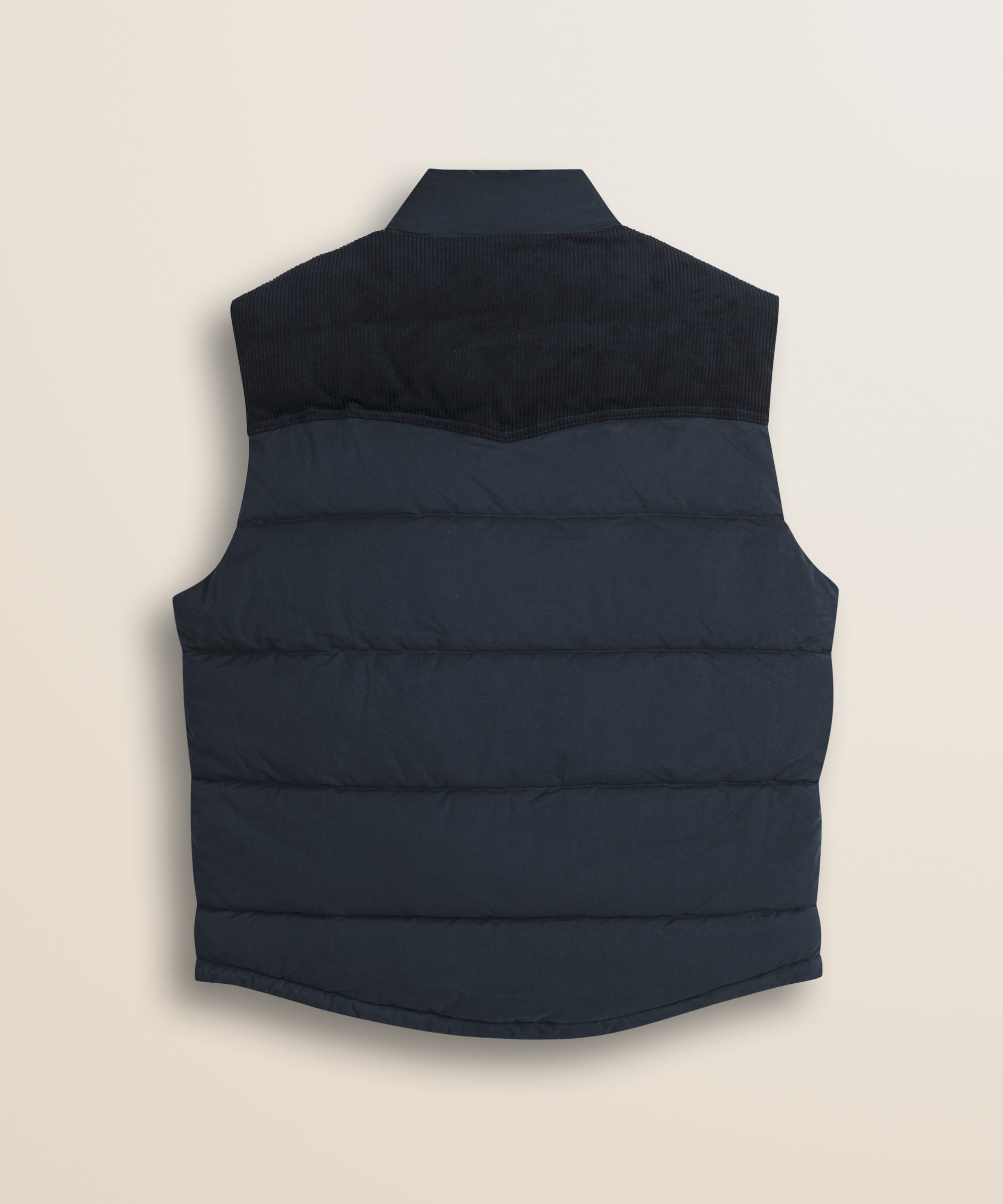 Gilet in Ripstop Imbottito Trapuntato retro - Navy Blue