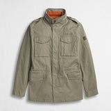Field Jacket in Cotone Pesante - Autumn Green