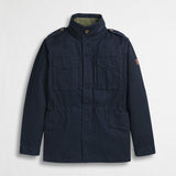 Field Jacket in Cotone Pesante - Blue Navy