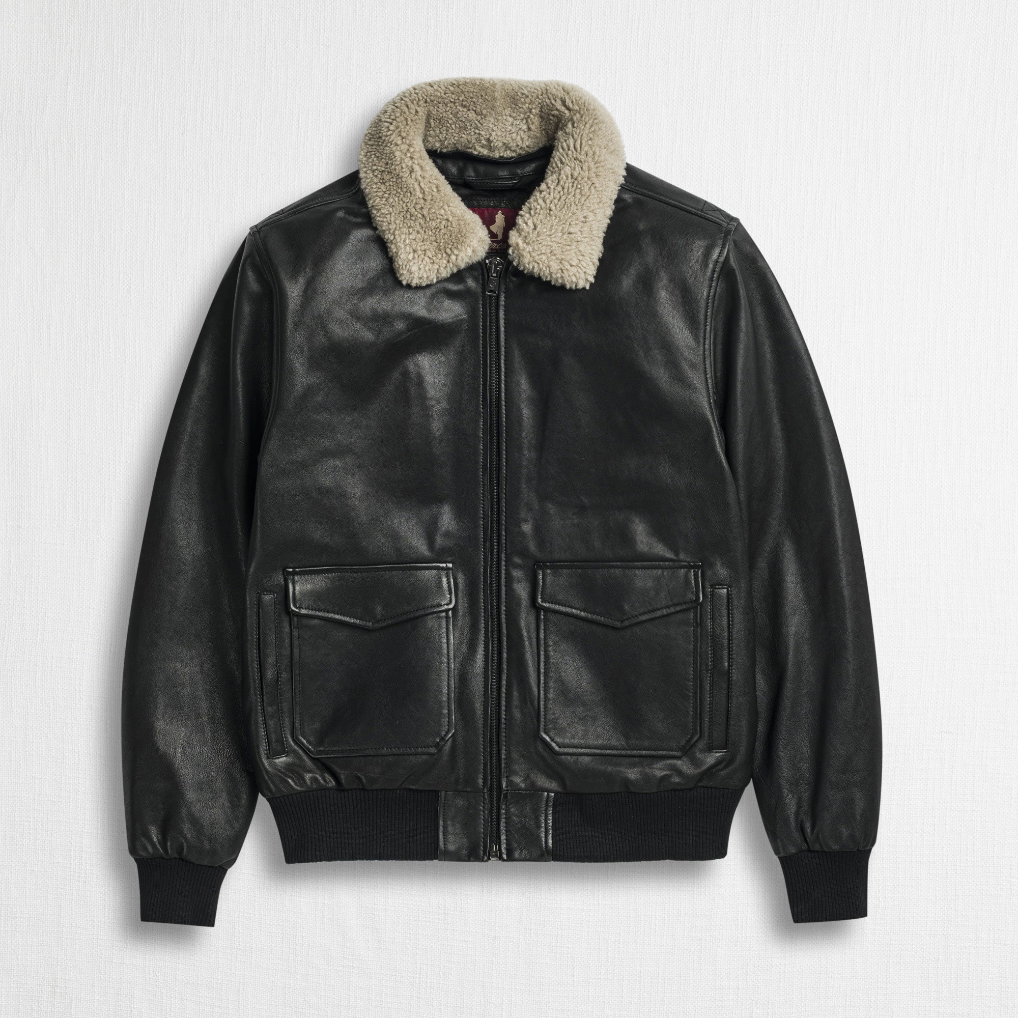 Giubbotto Aviatore in Pelle - Black