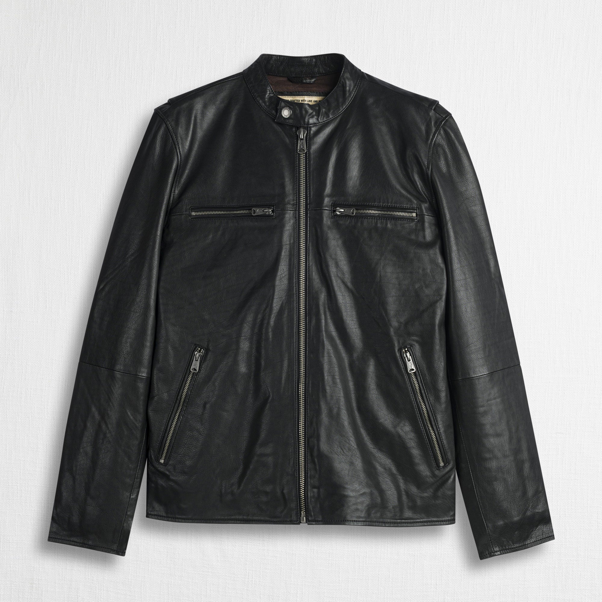 Giacca Biker in Pelle - Black