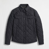 Overshirt Trapuntata a Rombi - Blue Navy