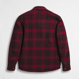 Overshirt in Lana Cotta a Quadri