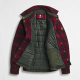 Overshirt in Lana Cotta a Quadri
