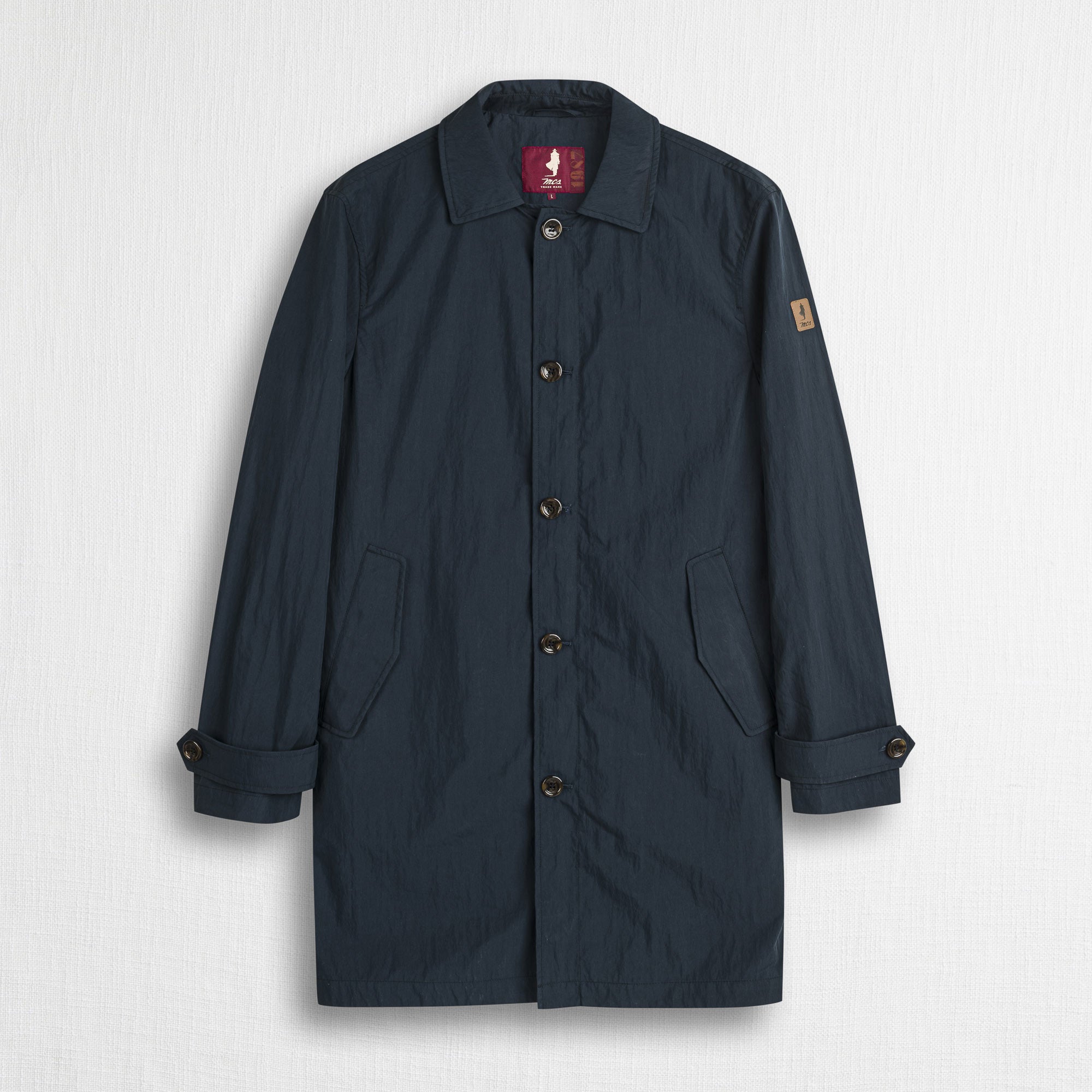 Giacca Car Coat Pieghevole - Navy Blue