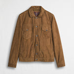 Trucker Jacket 100% pelle - Light Cognac