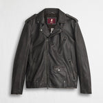 Giacca Biker 100% pelle - Chocolate
