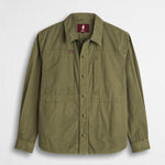 Giacca camicia in cotone Relaxed Fit - Militar Green