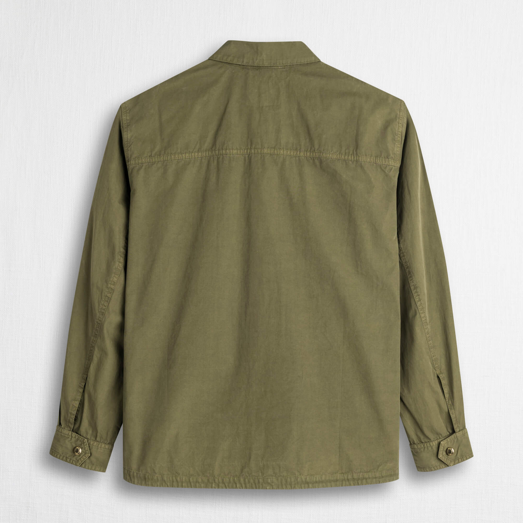 Giacca camicia in cotone Relaxed Fit - Militar Green