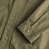 Giacca camicia in cotone Relaxed Fit - Militar Green