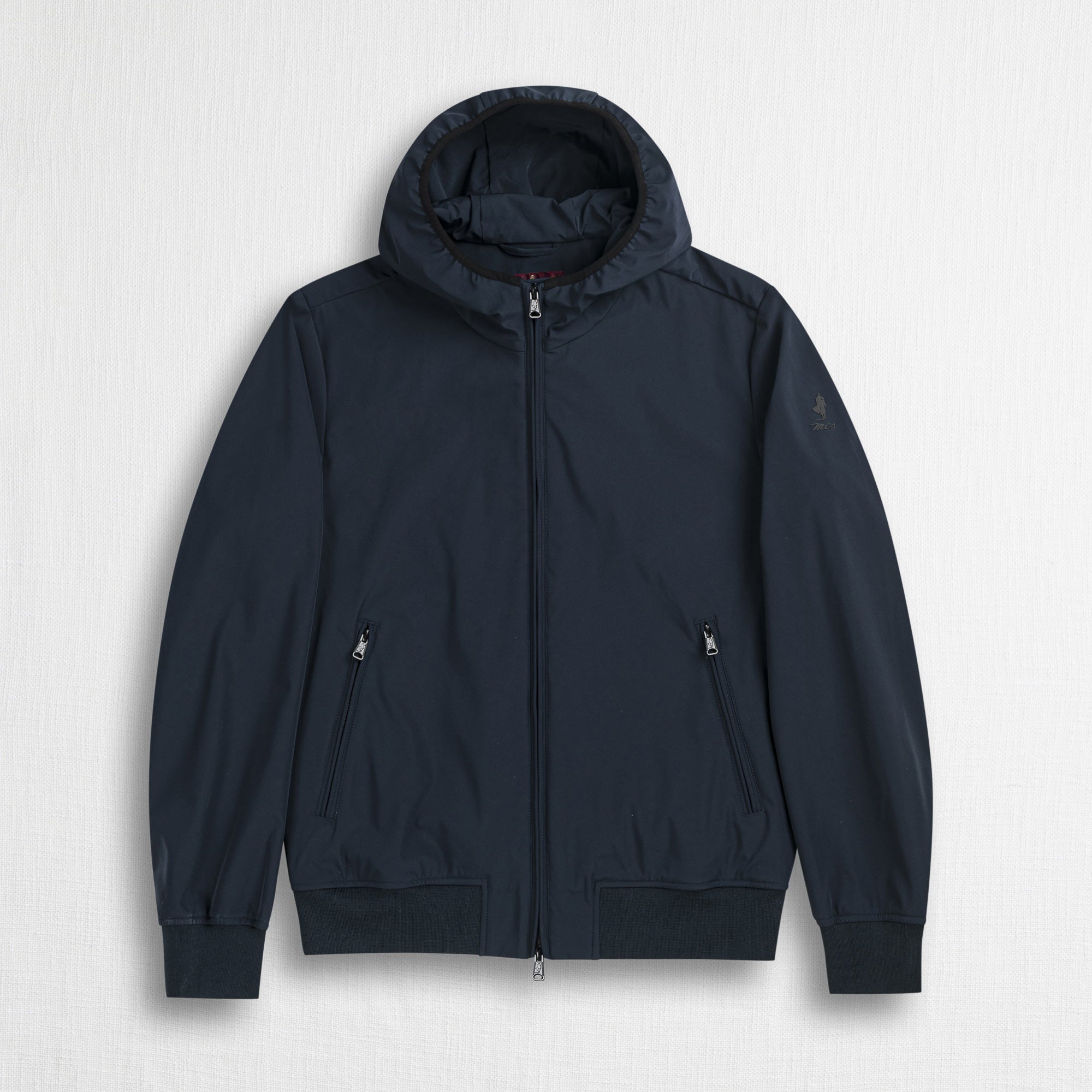Giacca Softshell con cappuccio - Navy Blue