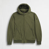 Giacca Softshell con cappuccio - Dark Olive