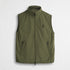 Gilet smanicato in softshell - Dark Olive