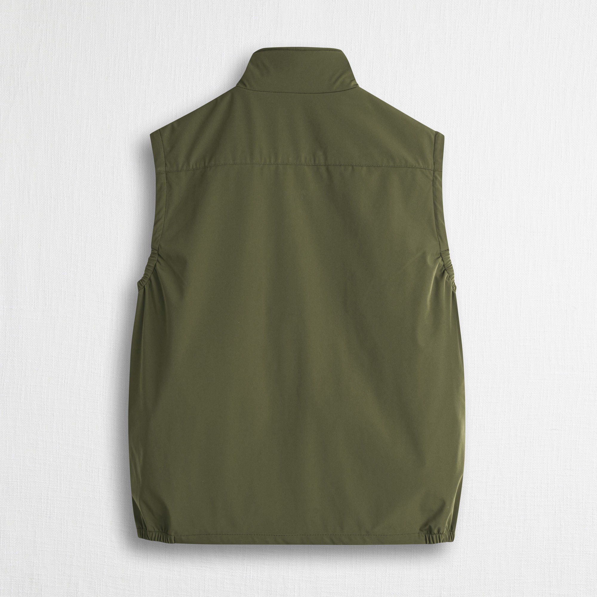 Gilet smanicato in softshell - Dark Olive