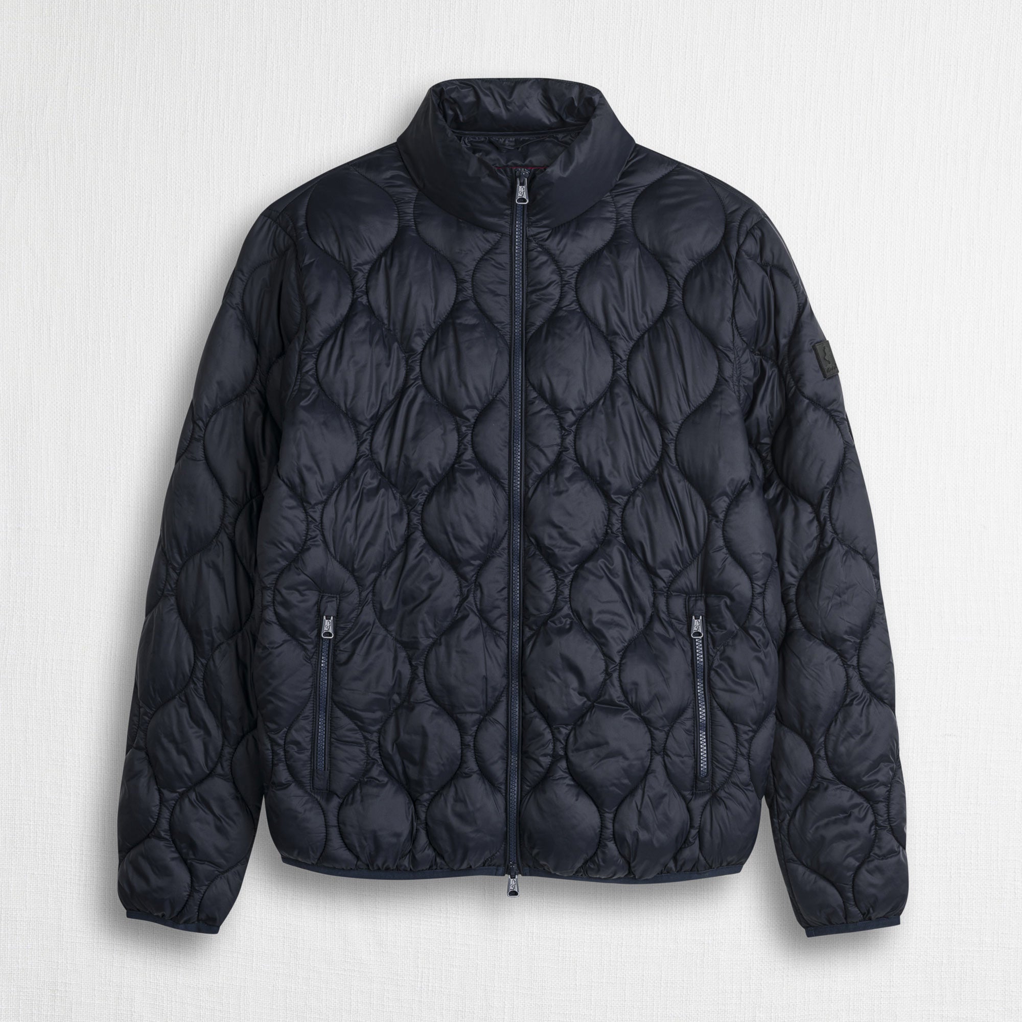 Piumino leggero trapuntato a cipolla - Navy Blue