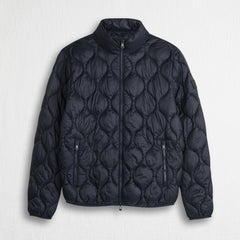 Piumino leggero trapuntato a cipolla - Navy Blue