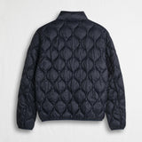 Lightweight quilted down jacket - Navy Blue