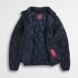 Lightweight quilted down jacket - Navy Blue