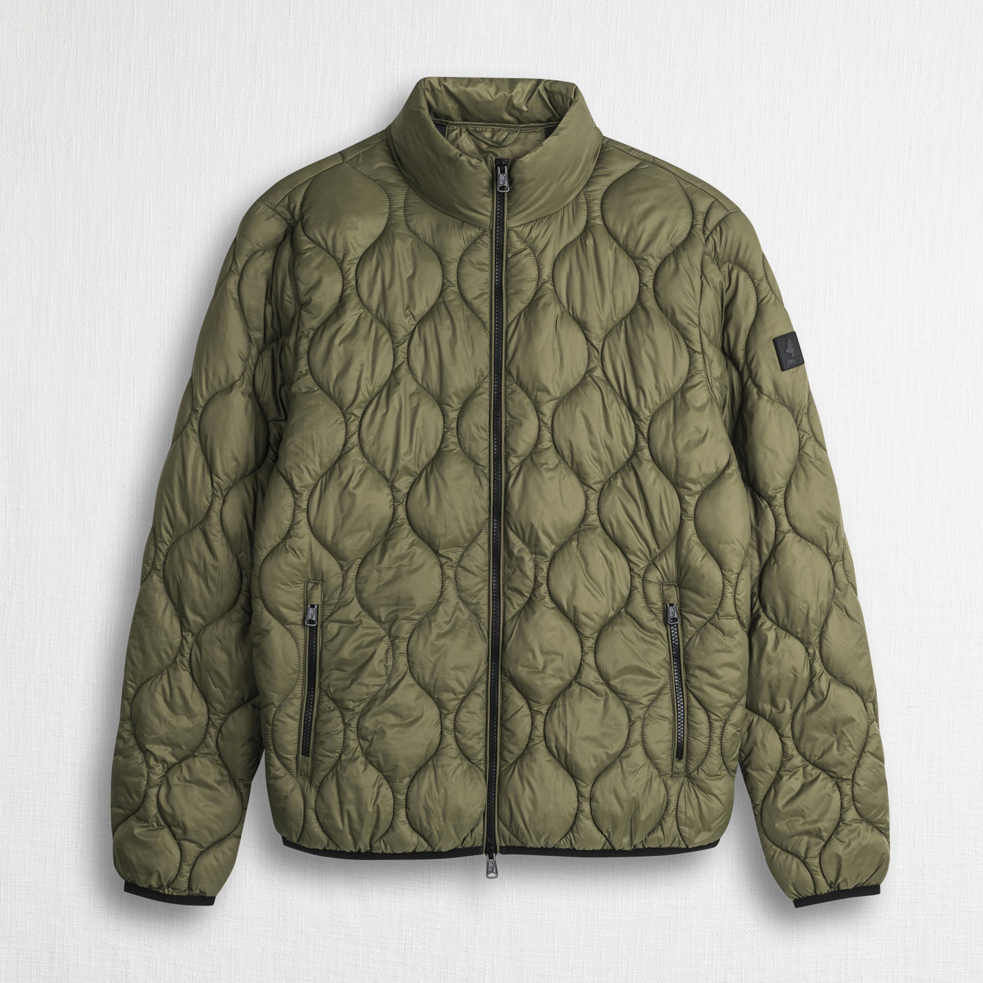 Piumino leggero trapuntato a cipolla - Dark Olive