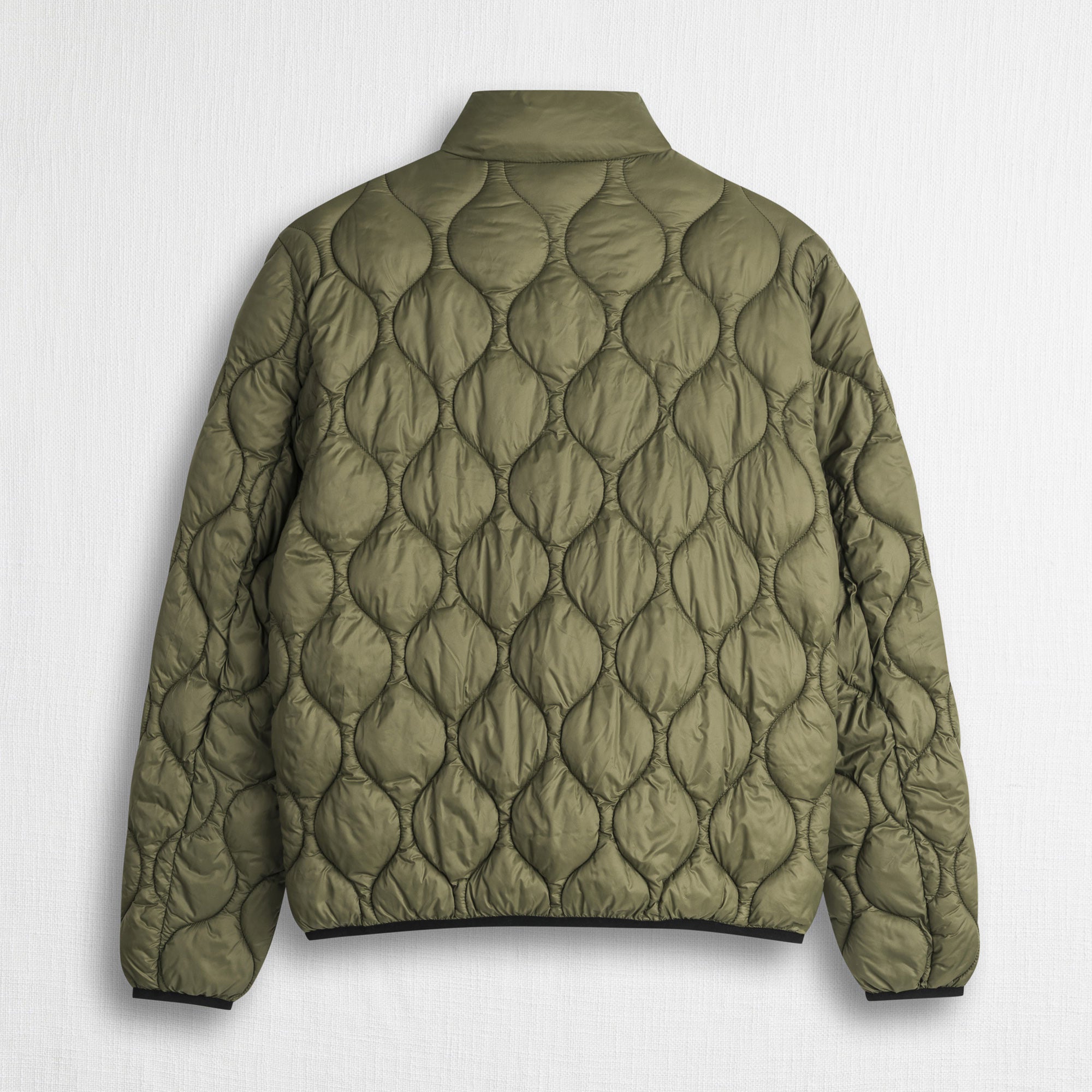 Piumino leggero trapuntato a cipolla - Dark Olive