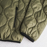 Lightweight quilted down jacket - Dark Olive