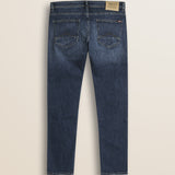 Jeans 5 Tasche Mid Blue Slim Fit retro - Mid Blue
