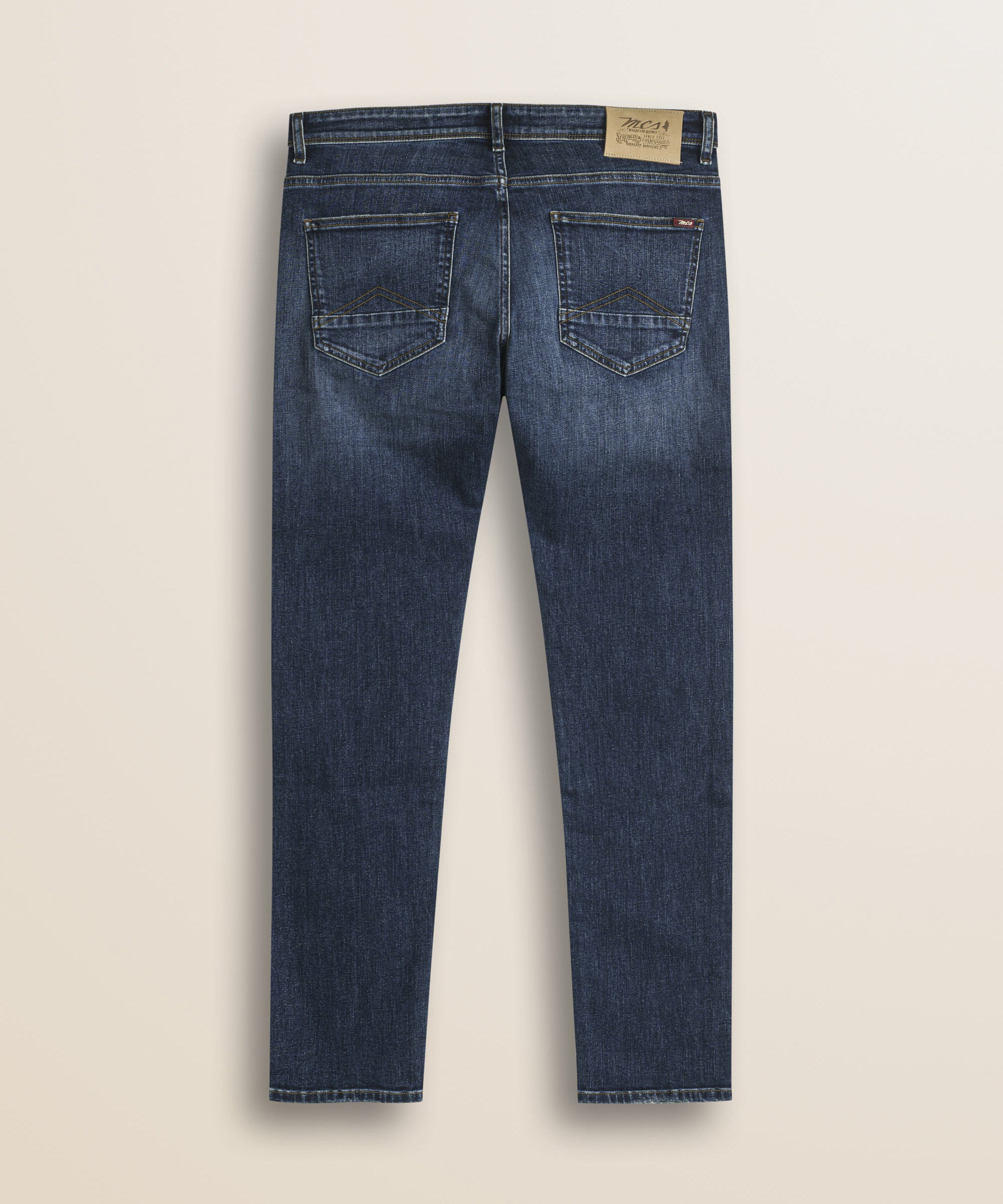 Jeans 5 Tasche Mid Blue Slim Fit retro - Mid Blue