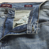 Jeans 5 Tasche Stretch Slim Fit dettaglio apertura - Mid-Light Blue