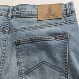 Jeans 5 Tasche Stretch Slim Fit dettaglio retro - Mid-Light Blue
