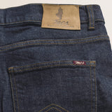 Jeans 5 Tasche Stretch Slim Fit dettaglio retro - Rinse