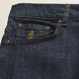 Jeans 5 Tasche Stretch Slim Fit dettaglio tasca - Rinse