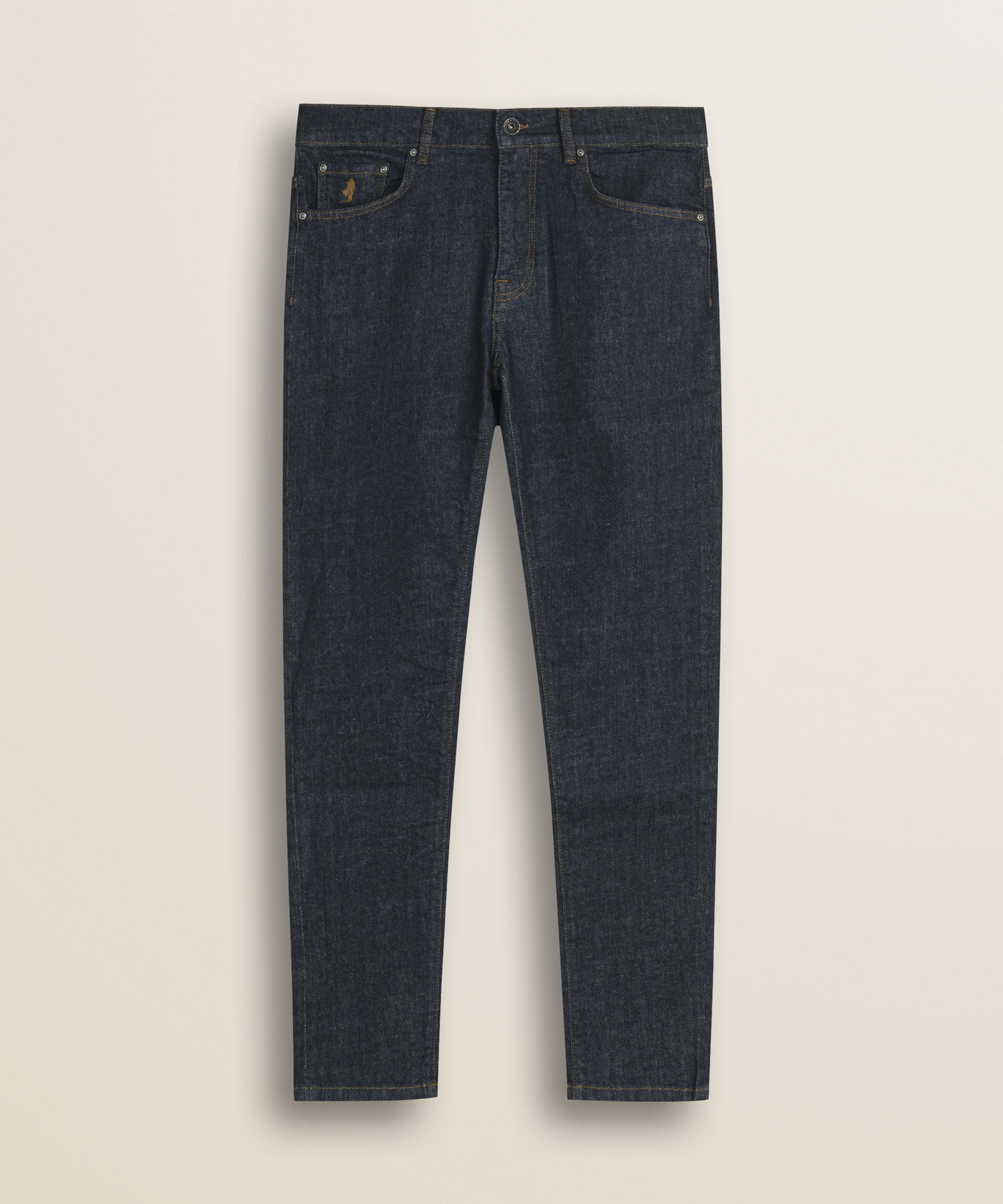 Jeans 5 Tasche Stretch Slim Fit fronte - Rinse