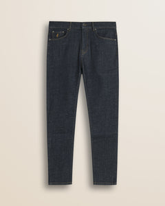 Jeans 5 Tasche Stretch Slim Fit fronte - Rinse