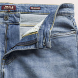 Jeans 5 Tasche Regular Fit Due Lavaggi dettaglio apertura - Medium Blue